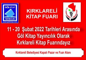 Göl Kitap Yayıncılık Kırklareli Kitap Günlerinde 11-20 Şubat 2022