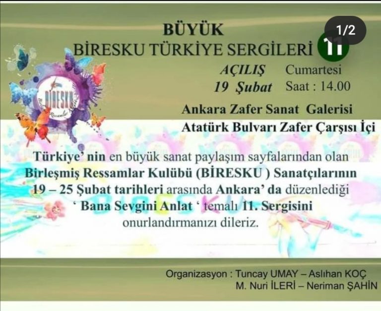 Büyük BİREKSU Türkiye Resim Sergileri Açılışı 11