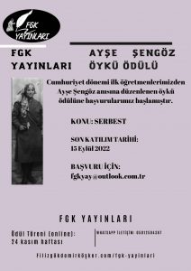 FGK YAYINEVİ ÖYKÜ YARIŞMASI