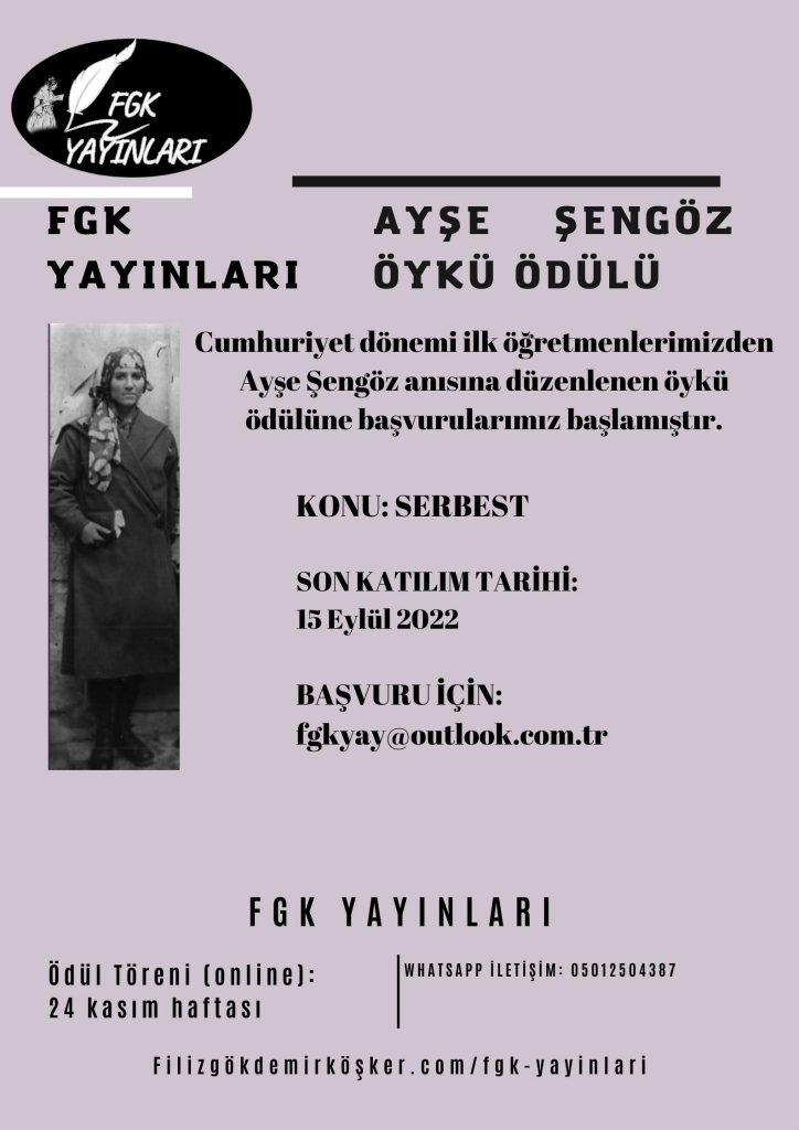 FGK YAYINEVİ ÖYKÜ YARIŞMASI