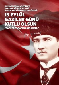 19 Eylül Gaziler Gününüz Kutlu Olsun