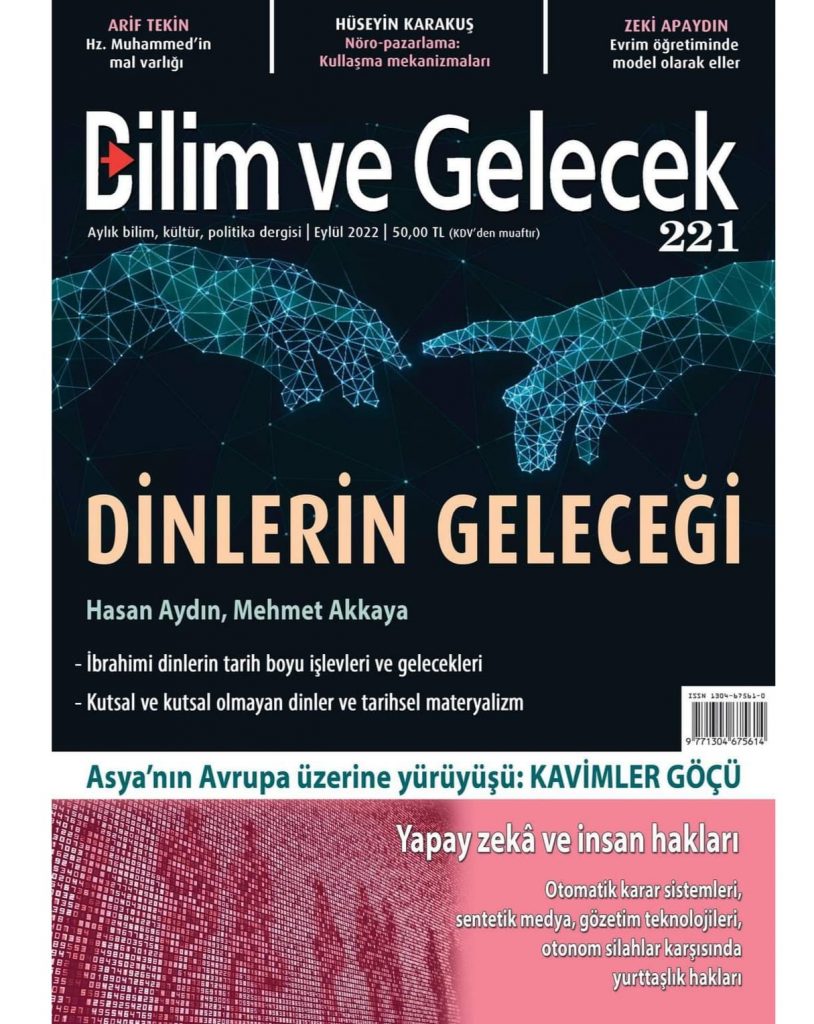 Bilim ve Gelecek Dergisi Yeni Sayısı Çıktı!