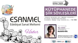 Kütüphanede Şiir Söyleşileri’nde Nur Saka ile Anlamlı Buluşma