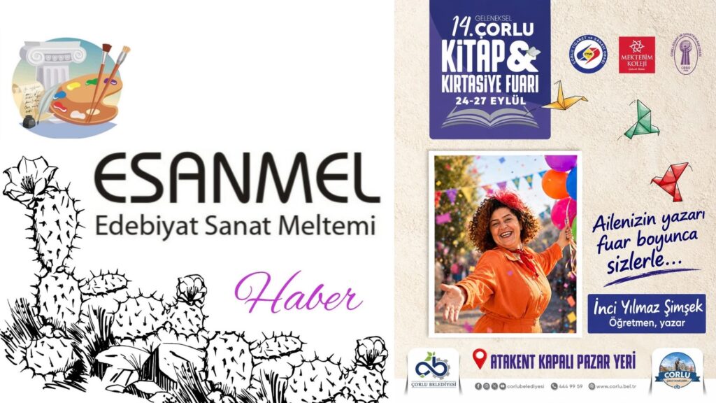 14. Çorlu Kitap Fuarı’nda İnci Yılmaz Şimşek Rüzgârı Esti